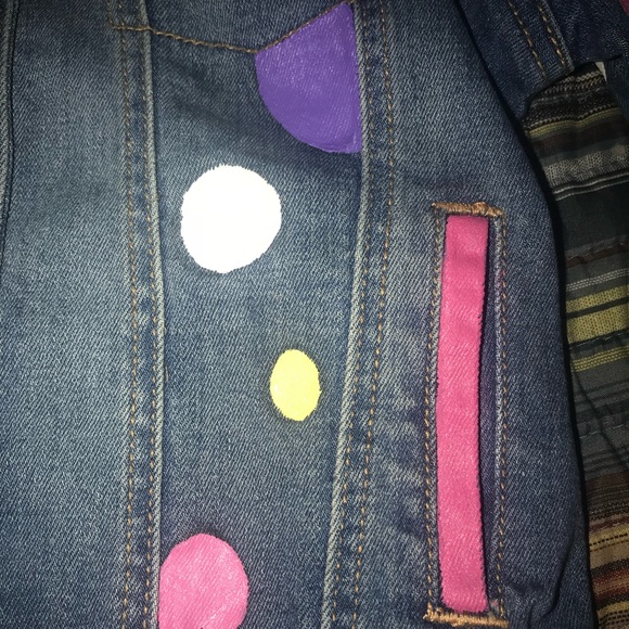 Hand painted jacket - Picture 9 of 11